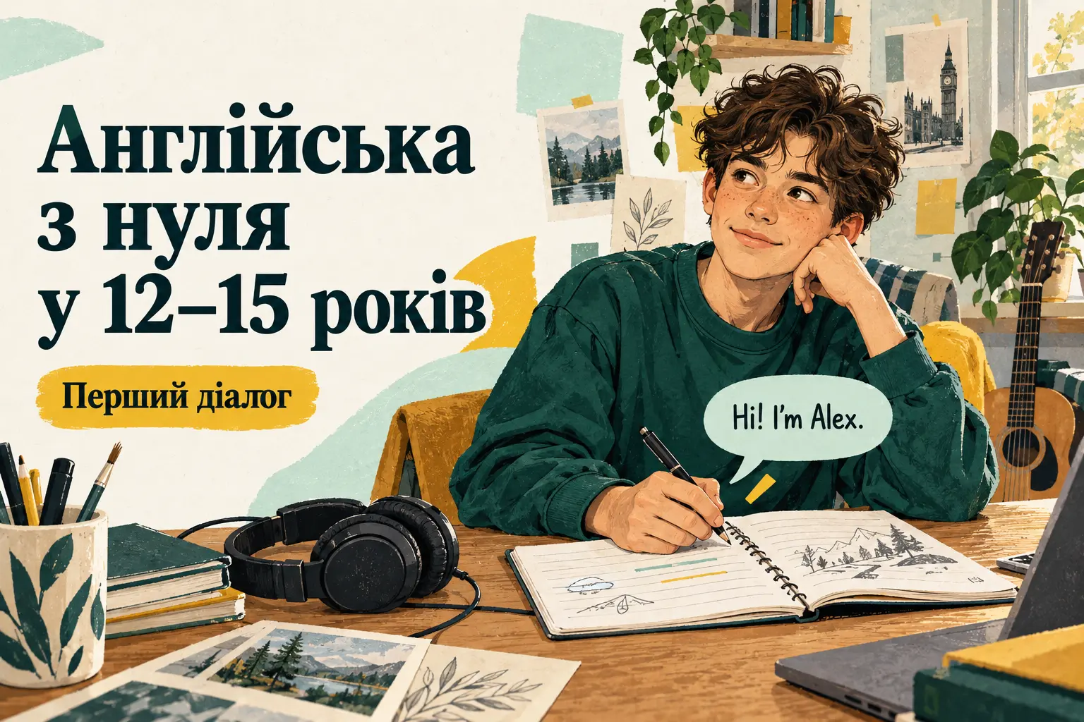 Англійська для підлітків з нуля: з чого почати у 12–15 років
